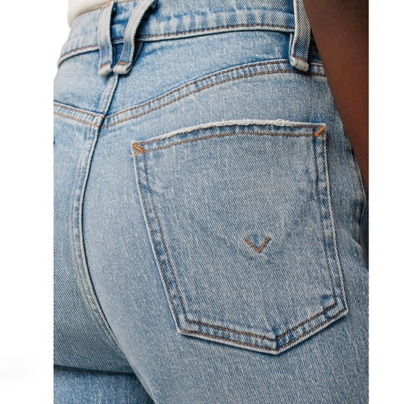 HUDSON JEANS Harlow Split Hem Ultrahigh Waist Cigarette Jeans in Stellar NEW - Picture 12 of 16